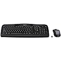 Logitech MK335 Quiet Wireless Keyboard and Mouse Combo - Black/Silver Keyboard and Mouse Combo Wireless, Ambidextrous