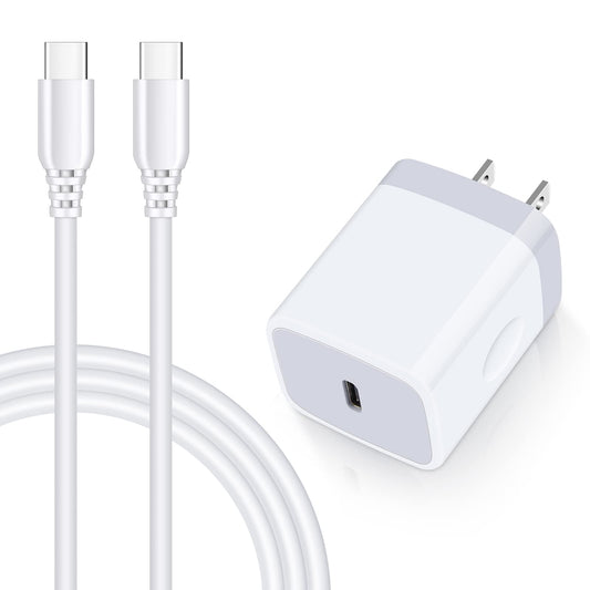 Fast Charger Block for Samsung Galaxy A17 A16 5G,A15,A56,A35,S25 Ultra,S24FE,A54,Z Fold/Flip7,A14,A53,S23,A23;iPhone 16 Pro Max 15;Pixel 10 9a,Type C