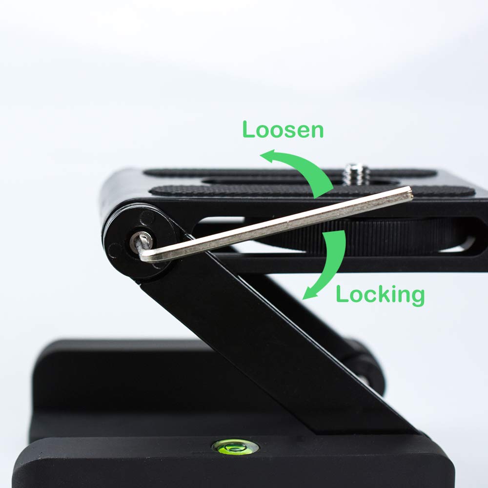 LHIABNN Multi-Angle Z Folding Flex tilt Head Universal Quick Release Plate Camera Desktop Stand Mount Tripod for Camera or Phone