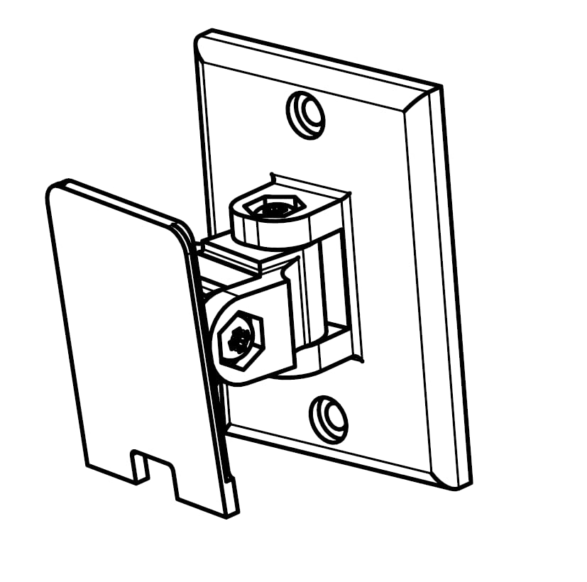 Wall Mount for Simplisafe Indoor Camera - White
