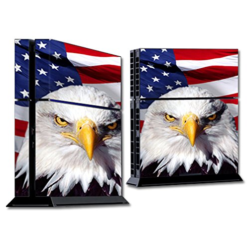 MightySkins Skin Compatible with Sony PS4 Console - America Strong | Protective, Durable, and Unique Vinyl Decal wrap Cover | Easy to Apply, Remove