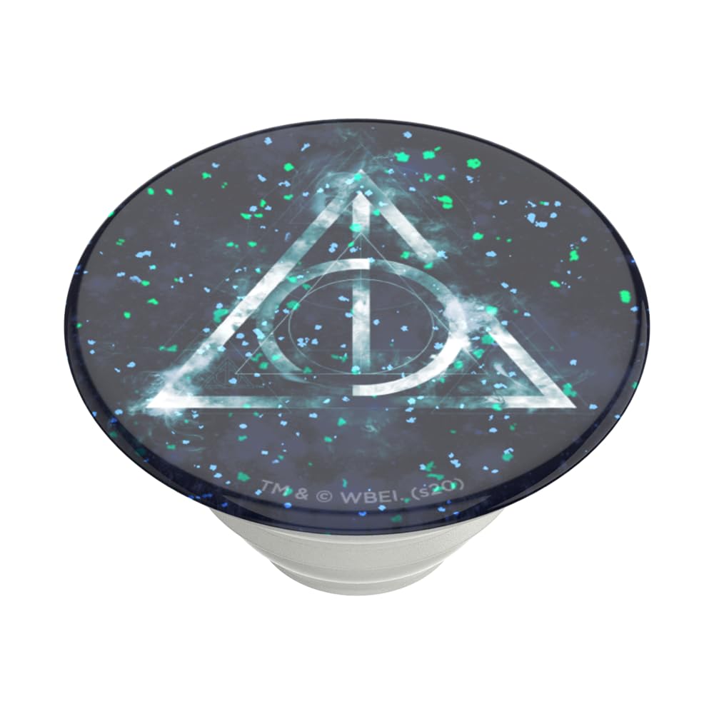 PopSockets Adhesive Phone Grip, Holder, Phone Stand, Harry Potter - Glitter Dealthy Hallows