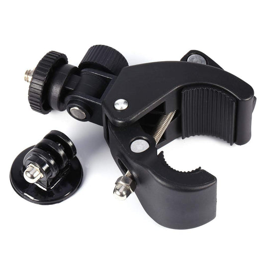 Pomya Camera Bike Motorcycle Mount Holder, 360° Rotatable Bike Bicycle Handlebar Clip On Clamp Mount with 1/4 inch Screw for GoPro Camera