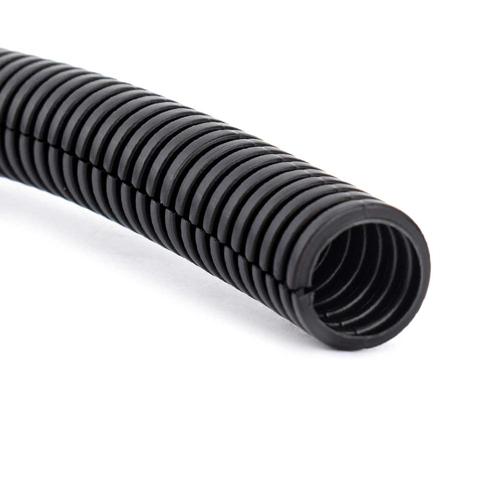 ZhiYo 10FT 1” Wire Loom Split Tubing Auto Wire Conduit Flexible Cover