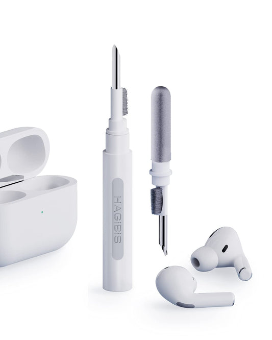 Hagibis Cleaning Pen for Airpods Pro 1 2 3 Multi-Function Cleaner Kits Soft Brush for Bluetooth Earphones Case Cleaning Tools for iPhone 16 15 Pro Max