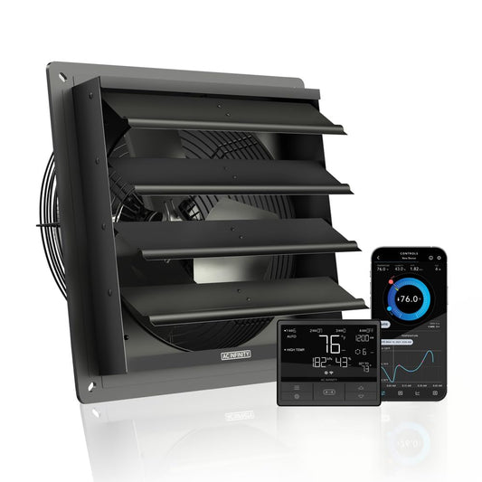 AC Infinity AIRLIFT T12 Shutter Exhaust Fan 12 " .