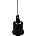 Larsen NMO150B 144-174 MHz 3 dB Base Load Mobile Antenna with 5 by 8 Wave Whip44; Black