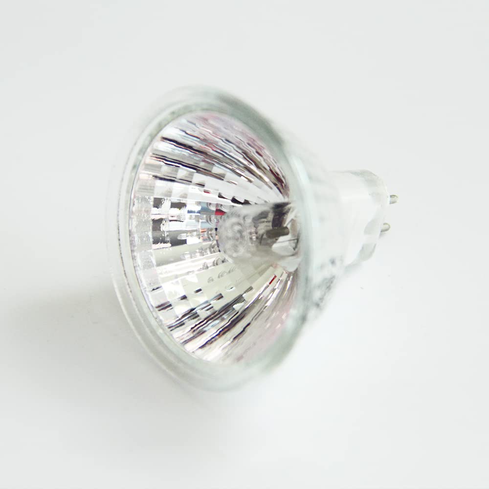 Green Energy Lighting 10-Pack EXZ 50W 12V Halogen Lamp MR16 Narrow Flood GU5.3 Open Face (No Front Glass)