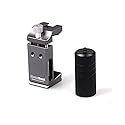Cinema Mount Mini Smartphone Rig & Aluminum Alloy Grip Handle, Cell Phone Tripod Adapter, Standard Cold Shoe Mount, Tripod Mount, Fit Arca Swiss