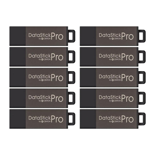 32GB DataStick Pro by Centon, 10 Pack, USB 2.0 Flash Drive Memory Stick for Storage and Backup