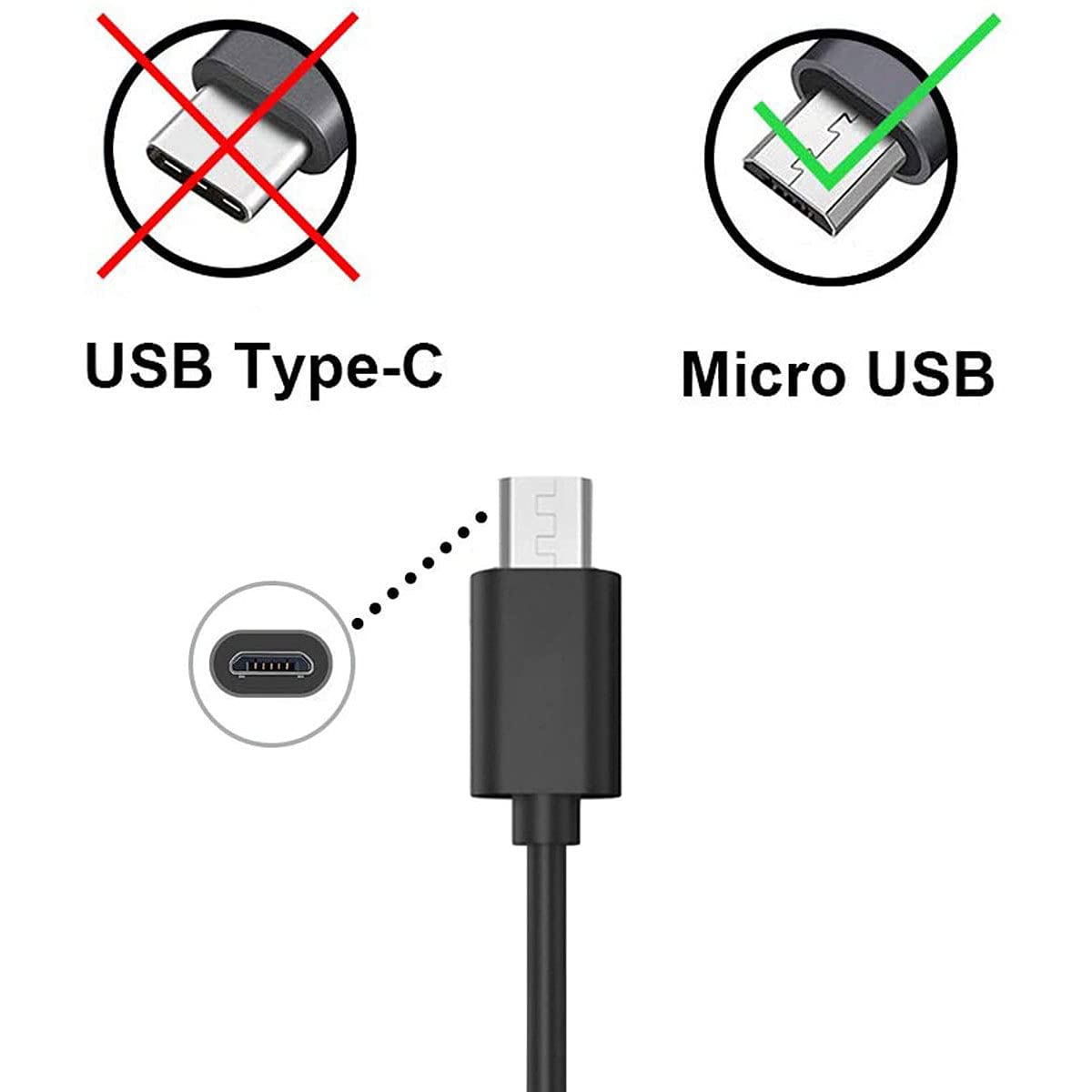 Charger Cable for Cardo PTB00001/PTB00040-PACKTALK Bold, FRC4P001/FRC4P101-FREECOM 4 Plus, Sena SMH10D-10, 10-10, 10R, 10-11, 20S-01, EVO, 30K-01