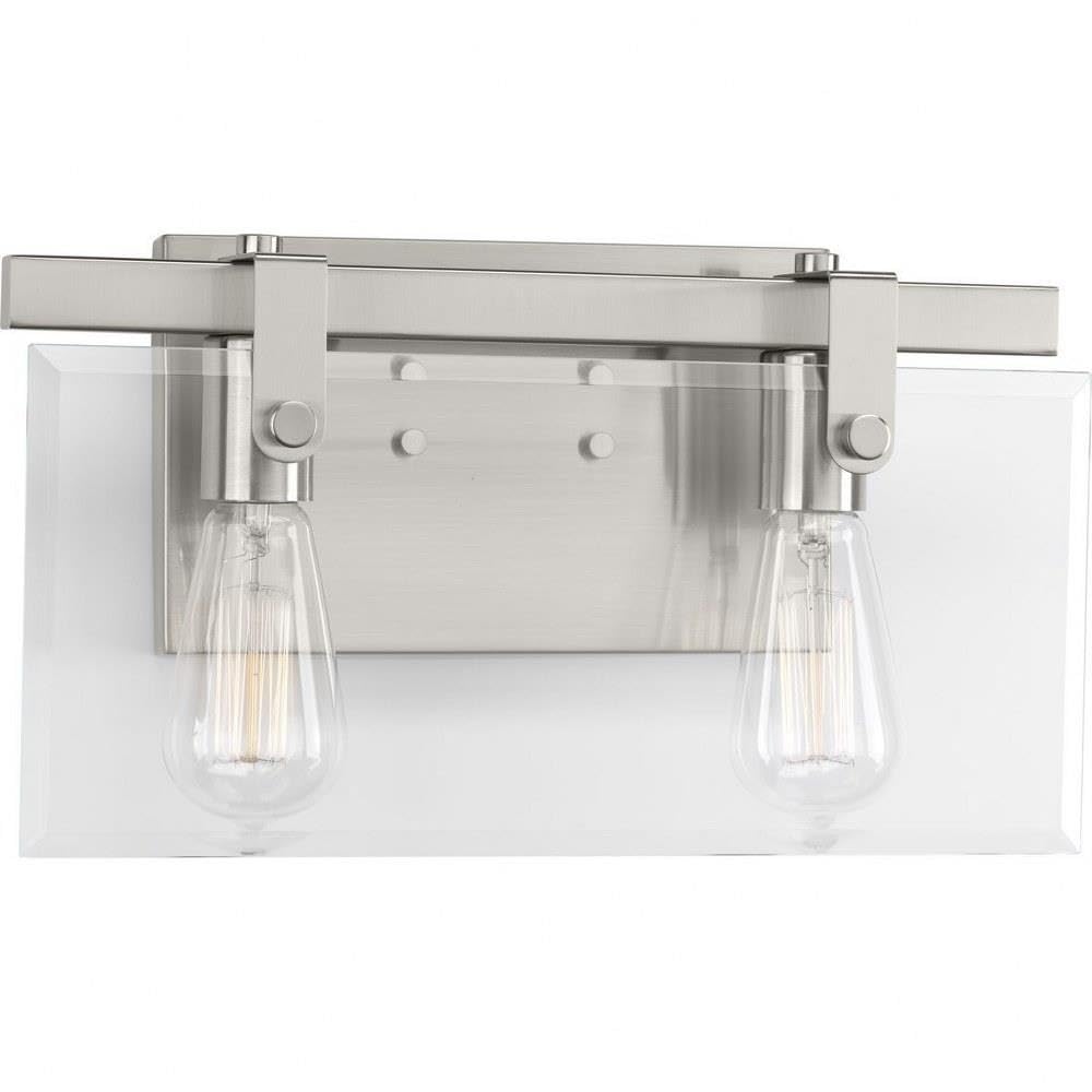 Progress Lighting P300106-009 Glayse Two-Light Bath, Grey