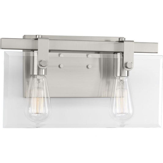Progress Lighting P300106-009 Glayse Two-Light Bath, Grey