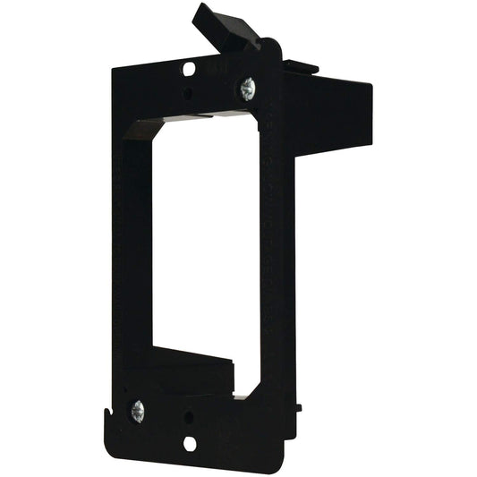 DATA COMM Electronics 60-0021-S Low Voltage Mounting Bracket - Flush Mount for Cable Plates, In Wall Cable Pass Through, TV Cord Hider for Wall