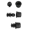 Longdex Speaker Grill Guide 24Pairs Black Plastic Ball and Socket Type Grill Guides Pegs Cloth Buckle Screws Speaker Parts Accessories