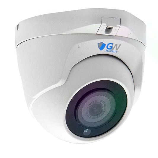 GW Security 4K 8MP Outdoor/Indoor 2.8-12mm Varifocal Zoom Lens PoE IP Microphone Turret Security Camera (GW7088MIC)