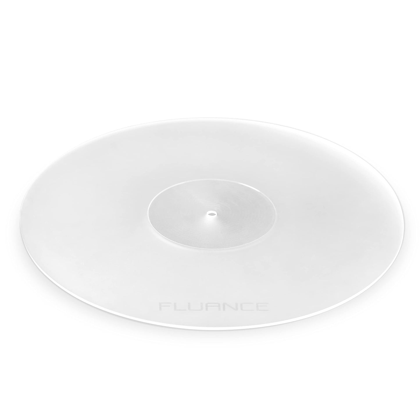 Fluance Acrylic Platter Mat for Turntables - Reduces Vibrations for Improved Sound Clarity for Vinyl Record Playback, Antistatic, Precision Machined