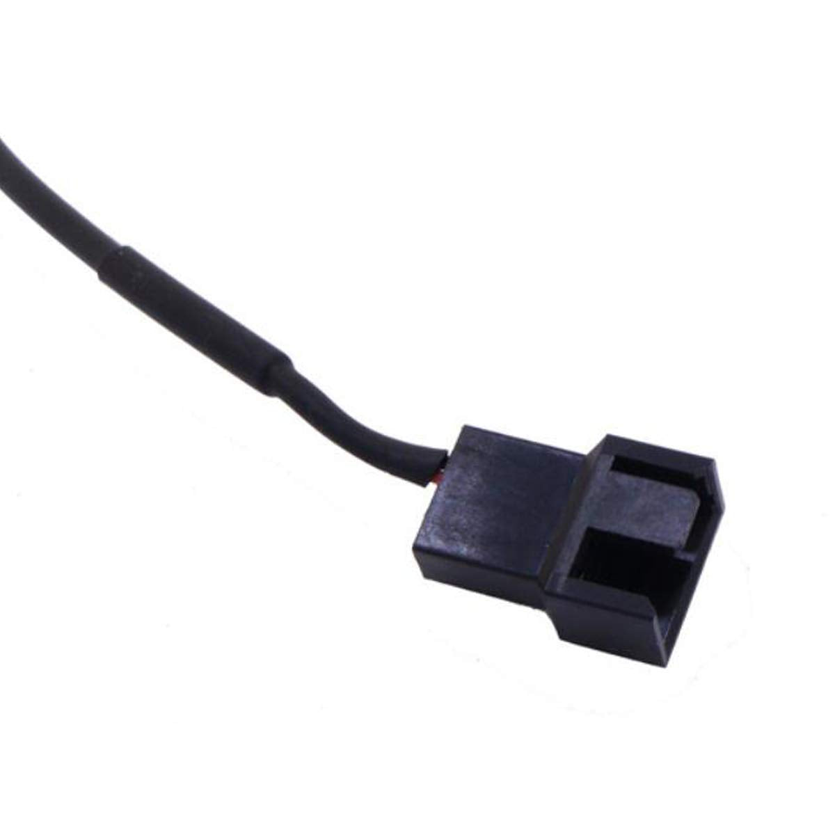 OPSFALCON 2 Pack USB to 3-Pin / 4-Pin PWM 5V Sleeved Fan Power Adapter Cable, USB to 3 Pin / 4 Pin Case Fan Adapter Connector Cable