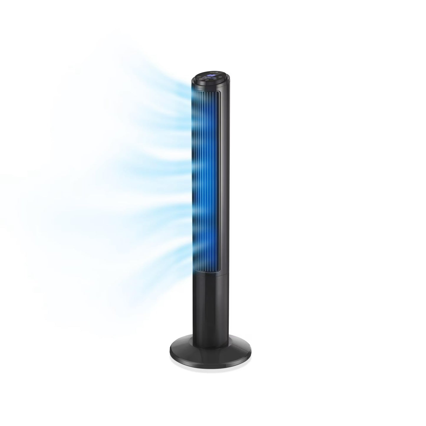 Emerson SmartVoice 40” Tower Fan, Wi-Fi-free Voice Control Fan, Hands-Free Cooling, No WiFi, No App, 70° Oscillation, 3 Speeds, 15-Hr Timer, Sleep
