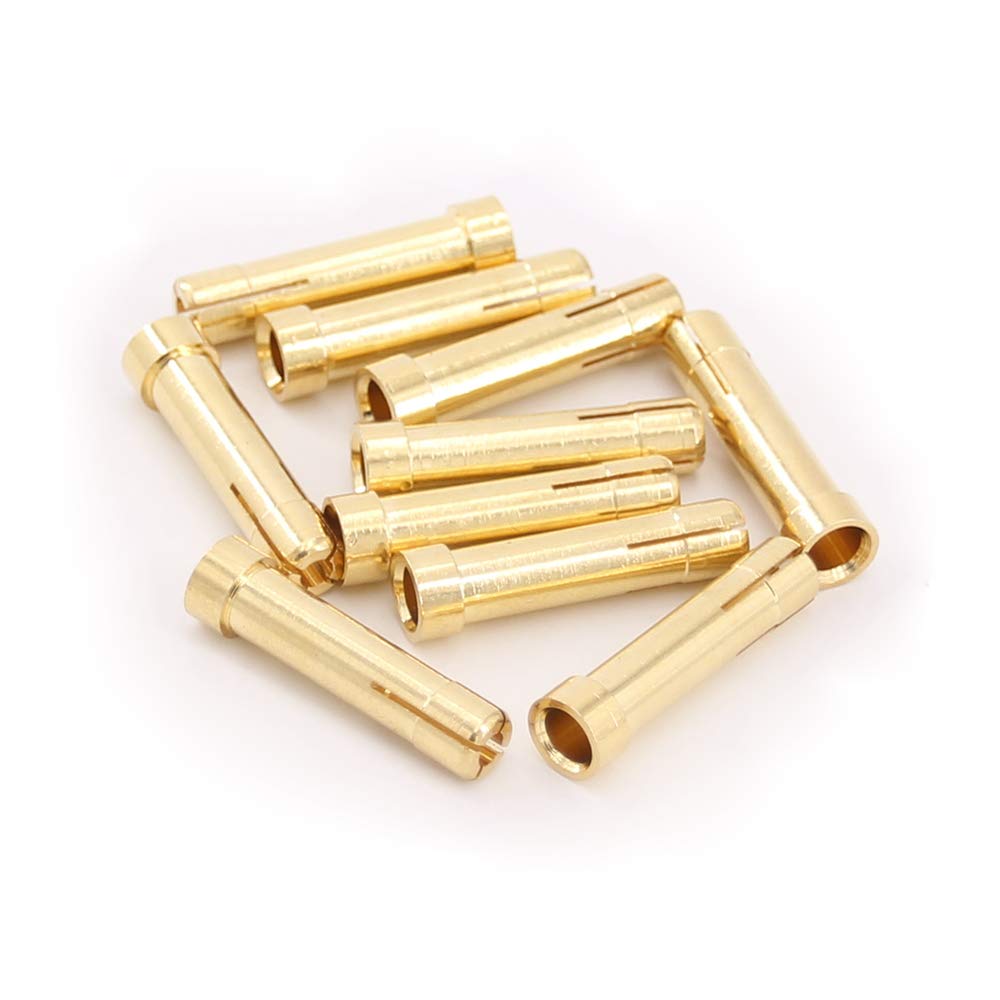 BDHI 5mm to 4mm Low-Profile Bullet Connectors Adapter Plugs Reducer(B123-10)