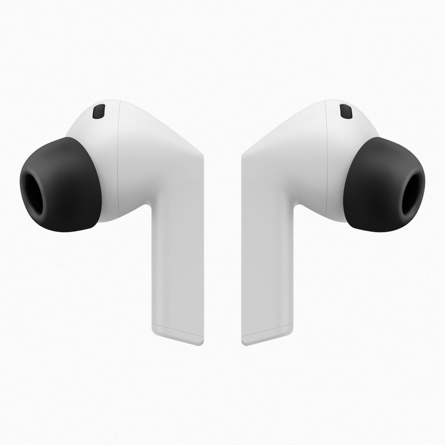 Geiomoo Silicone Ear Tips for Samsung Galaxy Buds 3 FE, Replacement Eartips Earbuds Earpads (Black,L/M/S)