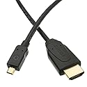 Link Depot 6' Gold Plated HDMI to HDMI Micro High Speed HDMI Cable with Ethernet