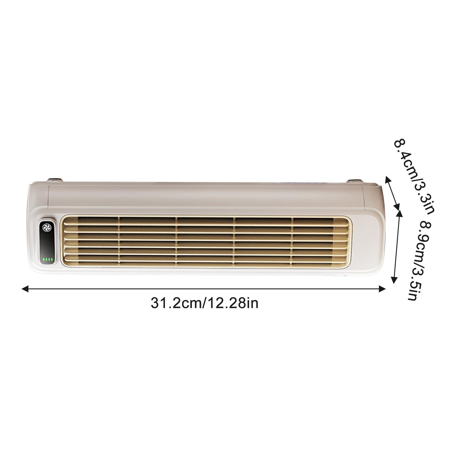 Fans That Blow Cold Air, Desktop Portable Tower Fan, 3 Modes Adjustable AC Personal Air Cooler Lightweight and Easy to Carry, Small Desk Fan for Home