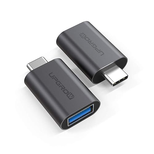 UPGROW USB C to USB Adapter 2 Pack Thunderbolt 3 to USB 3.0 Adapter Compatible with MacBook Pro 2019 and Before, MacBook Air 2020, Dell XPS, and More…