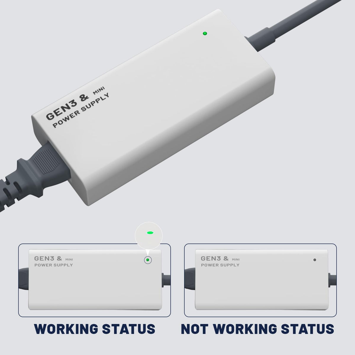 Starlink Gen 3 & Mini Power Adapter, ETL Listed 144W 48V 3A Replacement Starlink Power Supply