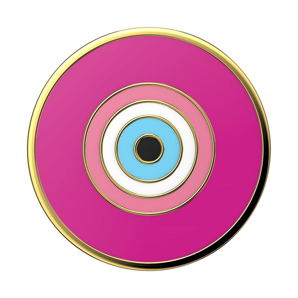 PopSockets Adhesive Phone Grip, Holder, Phone Stand, Evil Eye - Enamel Evil Eye Lover