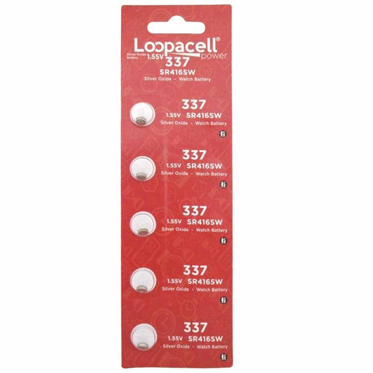LOOPACELL 10 337 Watch Batteries SR416SW Battery Cell