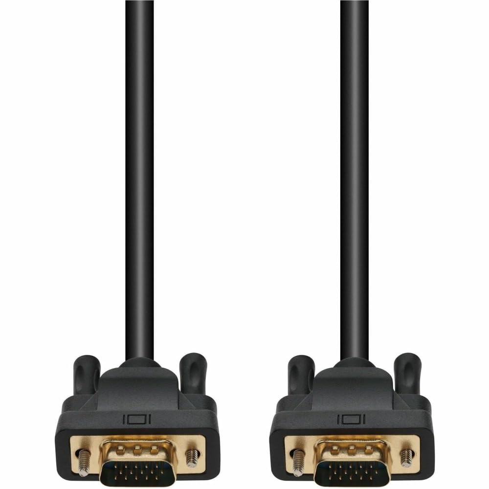 AddOn 1.82M (6.00ft) VGA Male to Male Black Cable
