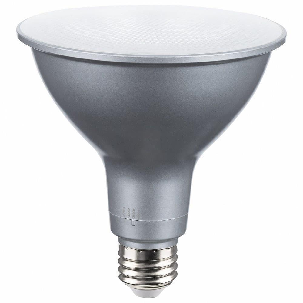 Satco 21W High Lumen LED PAR38 Medium Base Replacement Lamp in Utilitarian Style-5.12 Inches Length and 4.76 Inches Wide