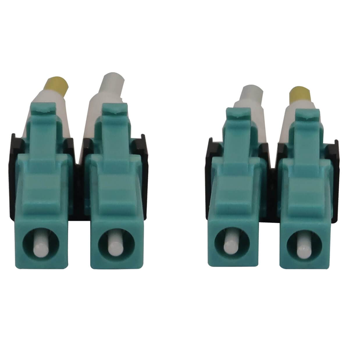 Tripp Lite Switchable Fiber Cable, 400G Duplex Multimode 50/125 OM4 (LC Duplex-PC/LC Duplex-PC), Round LSZH Jacket Aqua, 10 Meters / 32.8 Feet, Lifetime Limited Manufacturer's Warranty (N820X-10M-OM4)