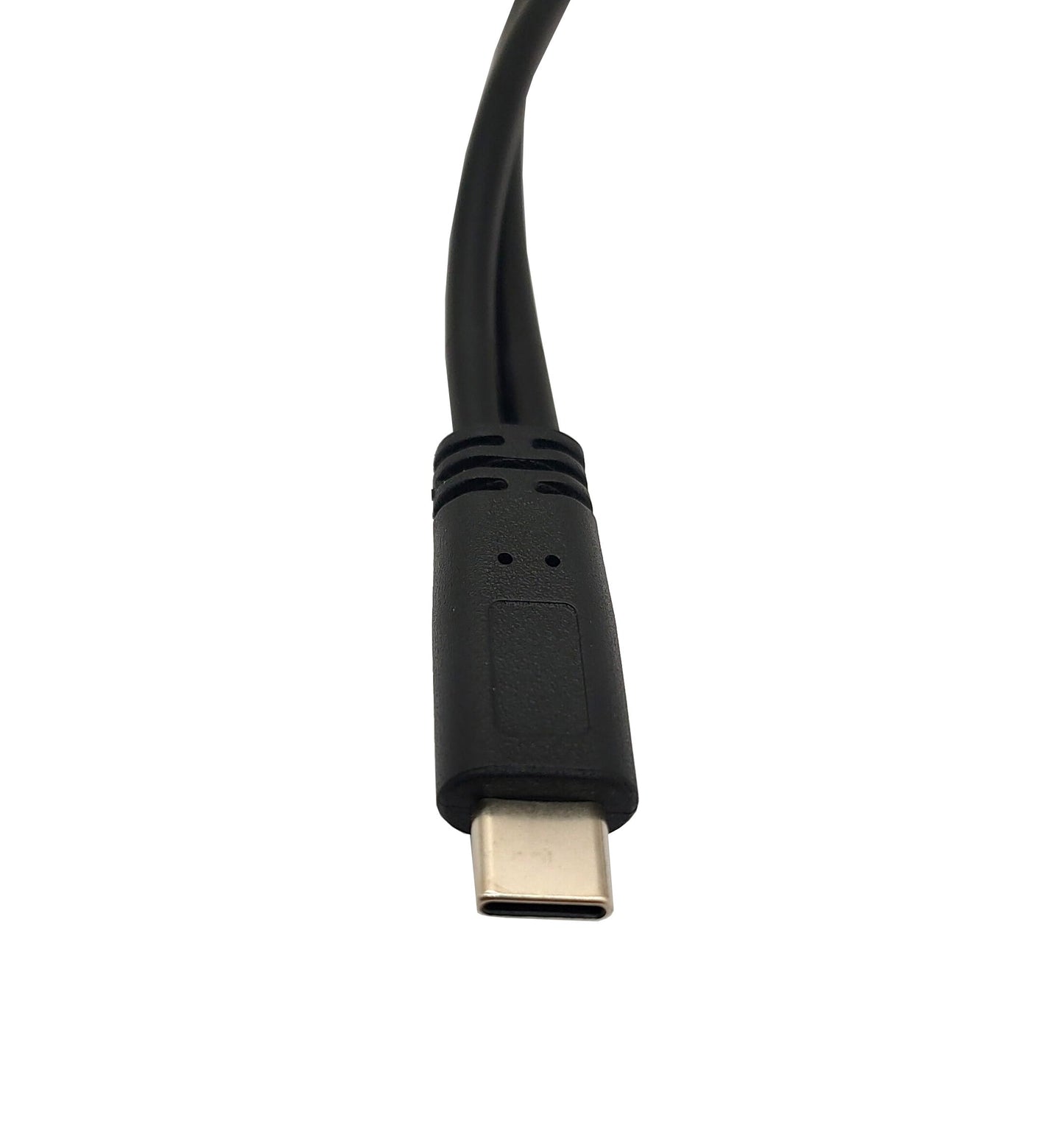 Qaoquda USB C Splitter Charge Cable,1 Feet USB Type C Male to 2 Dual USB Type C Male Y Splitter Extension Charging Cable(Only for Charging)