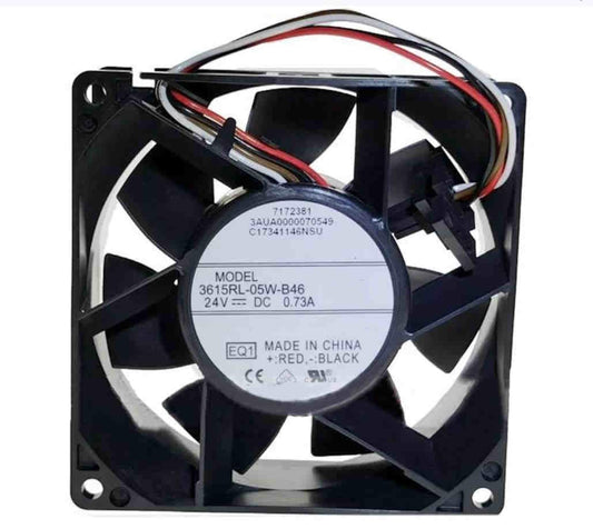 3615RL-05W-B46 DC24V 0.73A 9038 4-Wire Inverter Cooling Fan