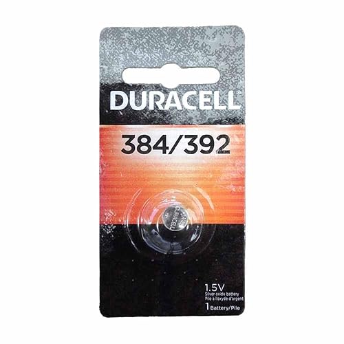 Duracell - 384/392 1.5V Silver Oxide Button Battery - long-lasting battery - 1 count
