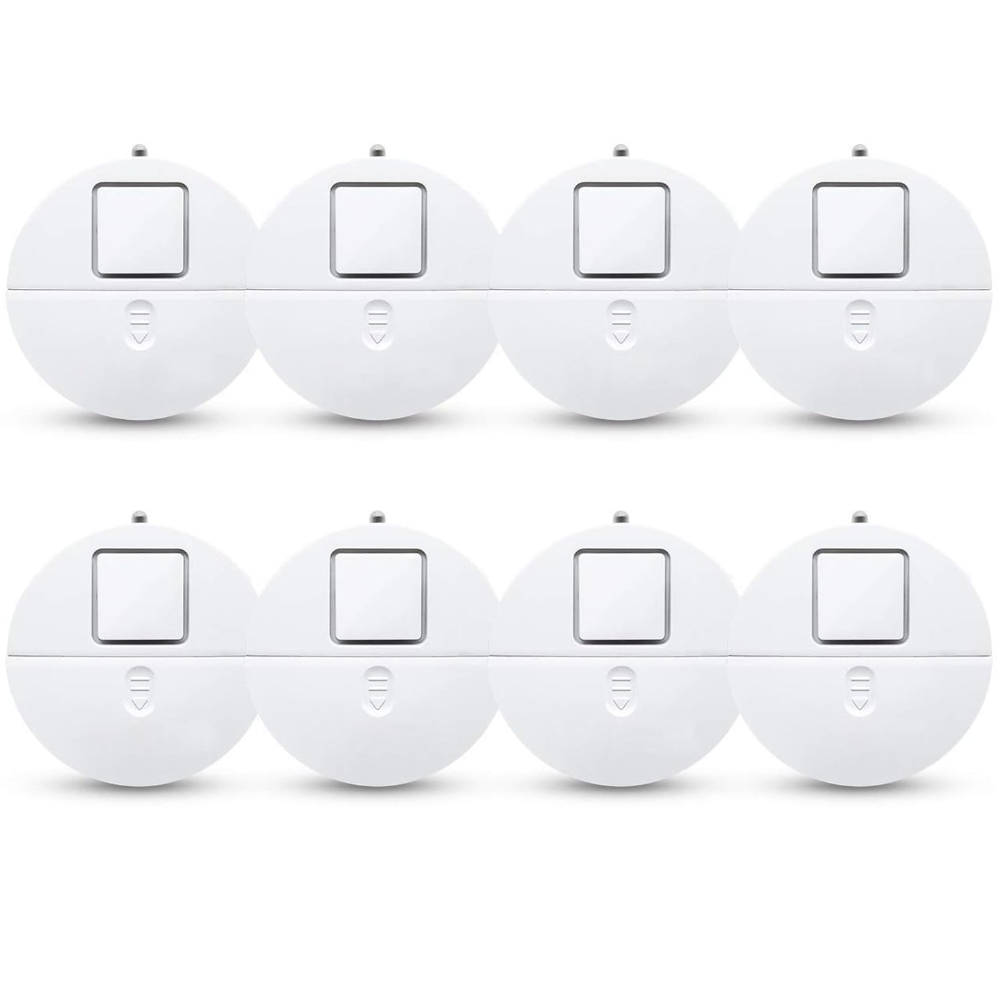 EVA LOGIK Modern Ultra-Thin Window Alarm with Loud 120dB Sound and Vibration Sensors Compatible with Virtually Any Window, Glass Break Alarm Perfect