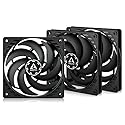 ARCTIC P12 Slim PWM PST (3 Pack) - PC Fans, 120mm Case Fan with PWM Sharing Technology (PST), Pressure-optimised, Quiet Motor, Computer, Extra Slim