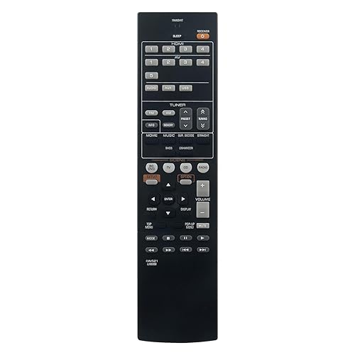 New RAV521-ZJ66500 Replace Remote Control Compatible with Yamaha AV Receiver RX-V377 HTR3067