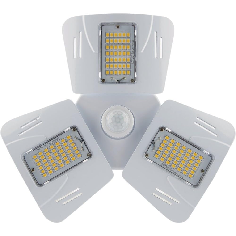 Satco Wide Surface E26 (Medium) Smart-Enabled LED Motion Sensor Utility Light Cool White 60 Watt Equ