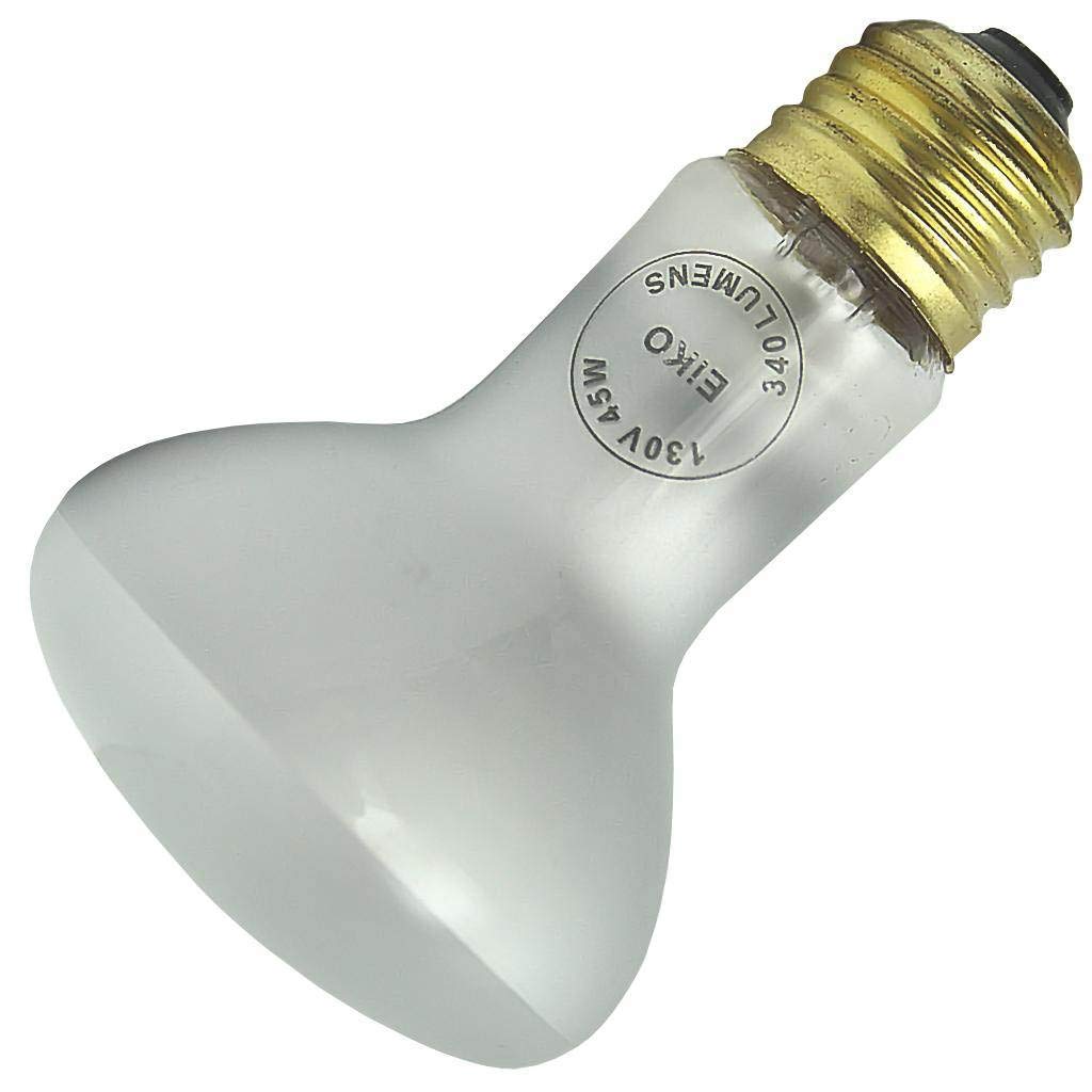 Eiko 45R20/FL-130V Flood R20 Medium Base Halogen Bulb, 130V/45W