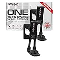 Sound Bass 2 x ONE, ONE Gen 2, ONE SL, Play:1 Wall Mount Bracket, Twin Pack, Black, Compatible with Sonos ONE, ONE Gen 2, ONE SL & Play 1