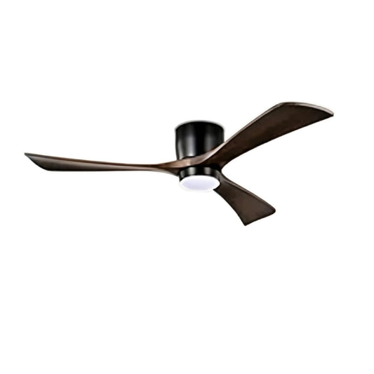 AZEUS 52-inch ceiling fan with light, remote control, dimmable LED lighting, quiet reversible DC motor. Ceiling fan suitable for living room, kitchen
