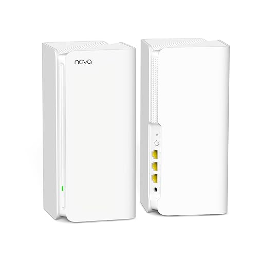 Tenda AX5400 Mesh WiFi 6 System Nova MX15 Pro - 5600 sq.ft WiFi Coverage - Whole Home WiFi 6 Mesh System - Dual-Band Mesh Router for 200 Devices - 6 *