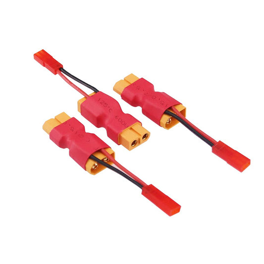 BDHI 3pcs XT60 Male to Female Connector with in-line JST Female 20awg 5cm Cable Parallel Power Adapter for Camera Gimbal(B171-3)