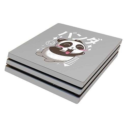 MightySkins Skin Compatible with Sony PS4 Pro Console - Panda Kawaii | Protective, Durable, and Unique Vinyl Decal wrap Cover | Easy to Apply, Remove