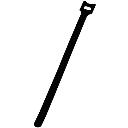 NavePoint 10 Inch Hook and Loop Reusable Strap Cable Cord Wire Ties 25 Pack Black