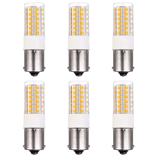 Makergroup BA15s Single Contact Bayonet LED 12V S8 1141 1156 LED Light Bulb 3W 2700K-3000K for Outdoor Landscape Lighting Path Deck Lights RV Lights