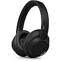 PHILIPS H6509 Wireless Headphones,Over-Ear Bluetooth Headphones with Noise Canceling Pro,Dynamic Bass,70H Battery Life,Fast Charging,Soft Ear…